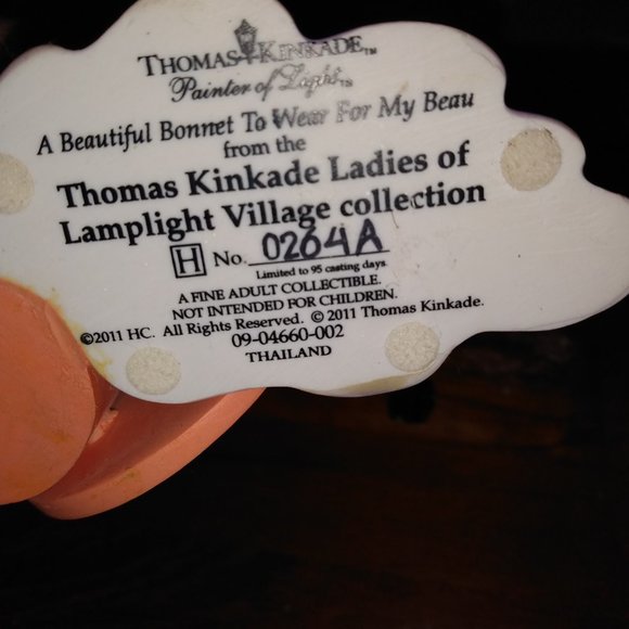 Thomas Kinkade Ladies of Lamplighter Village Figurine Collectable High fashion - Picture 6 of 6